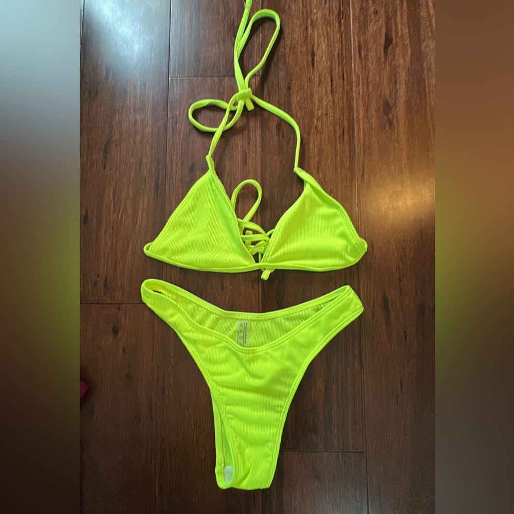 Neon Green Bikini Set